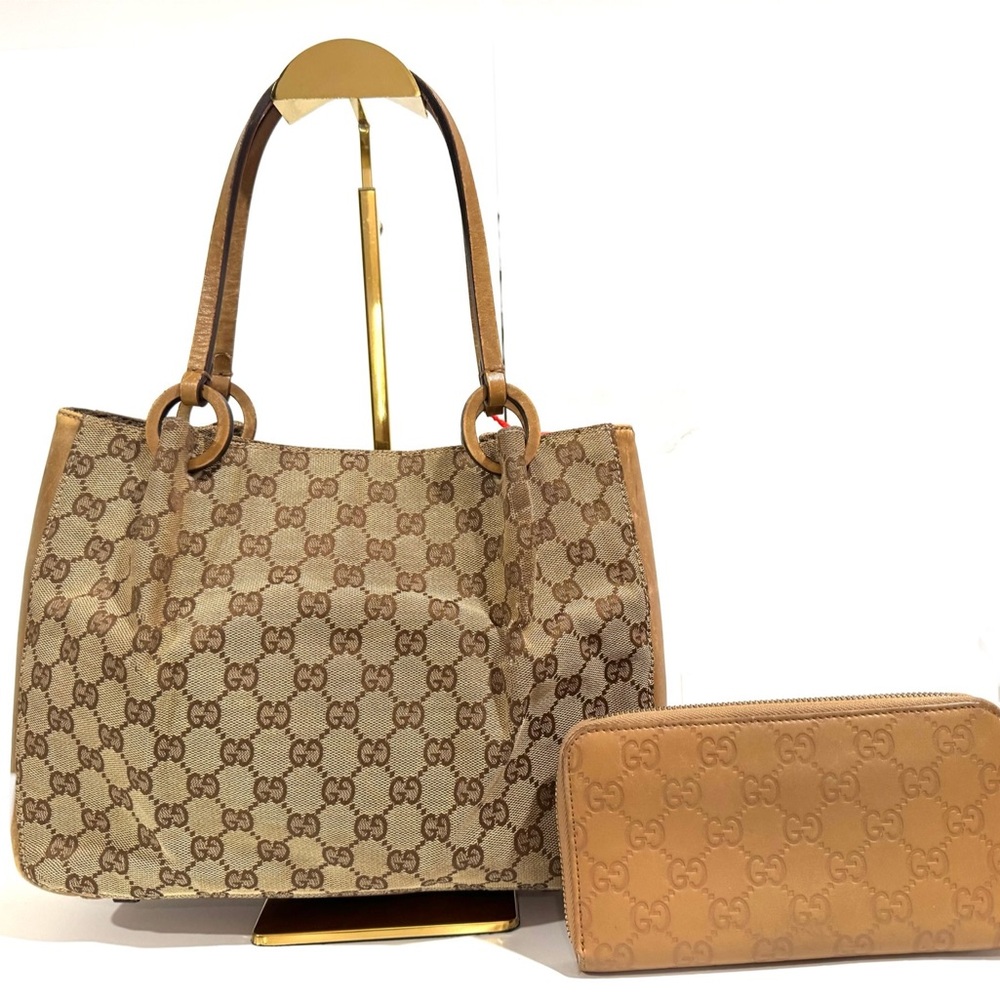Gucci GG Scarlett small tote and leather wallet - Picture 2 of 9